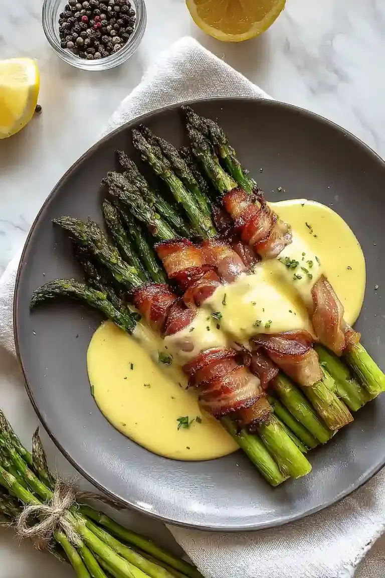 Gluten-Free Bacon Wrapped Asparagus with Hollandaise – michaelsoulkitchen