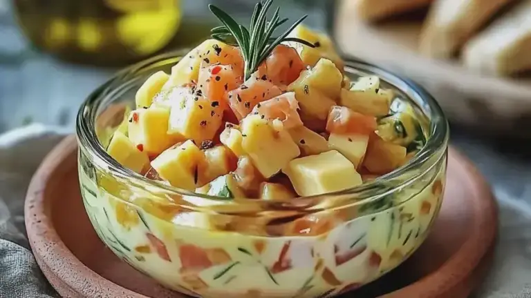 Thunfischsalat mit Ei Gurke für schnelle gesunde Snacks