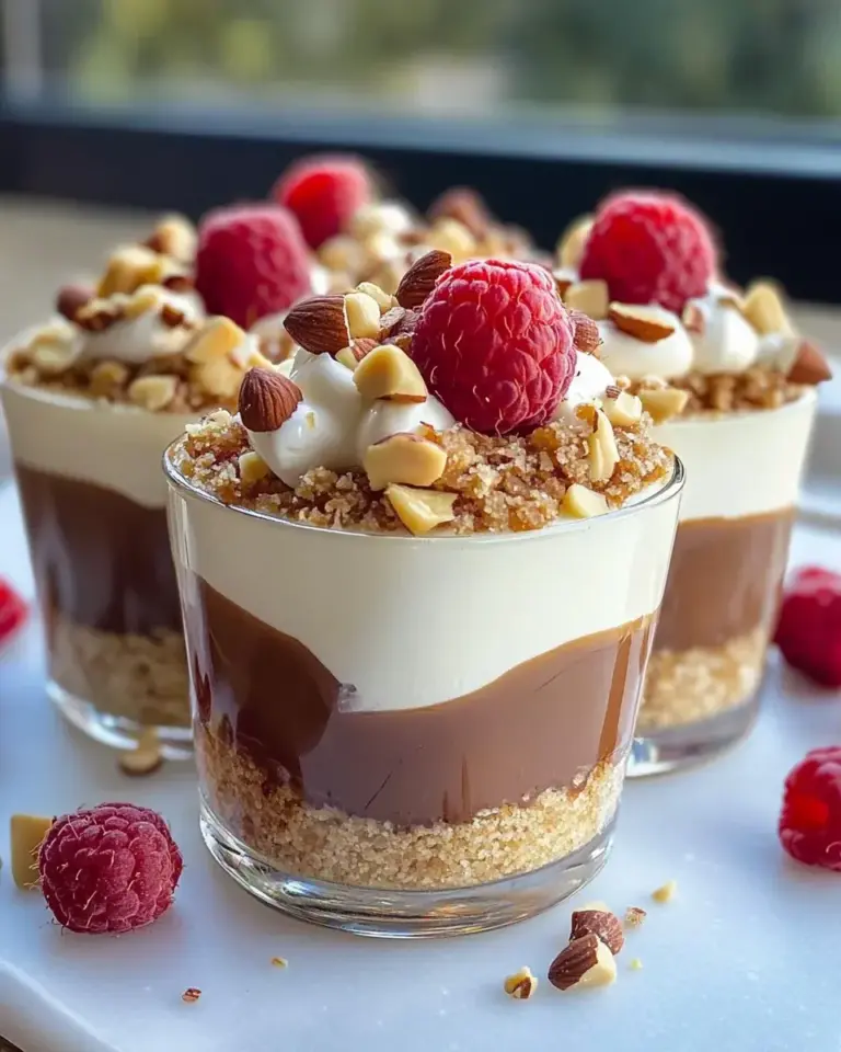 Toffifee-Dessert im Glas