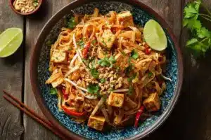 Tofu Pad Thai mit Erdnusssauce