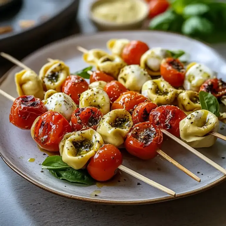Tortellini-Spieße Tomate Mozzarella – das perfekte Fingerfood