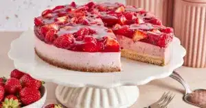 Vegane Erdbeertorte