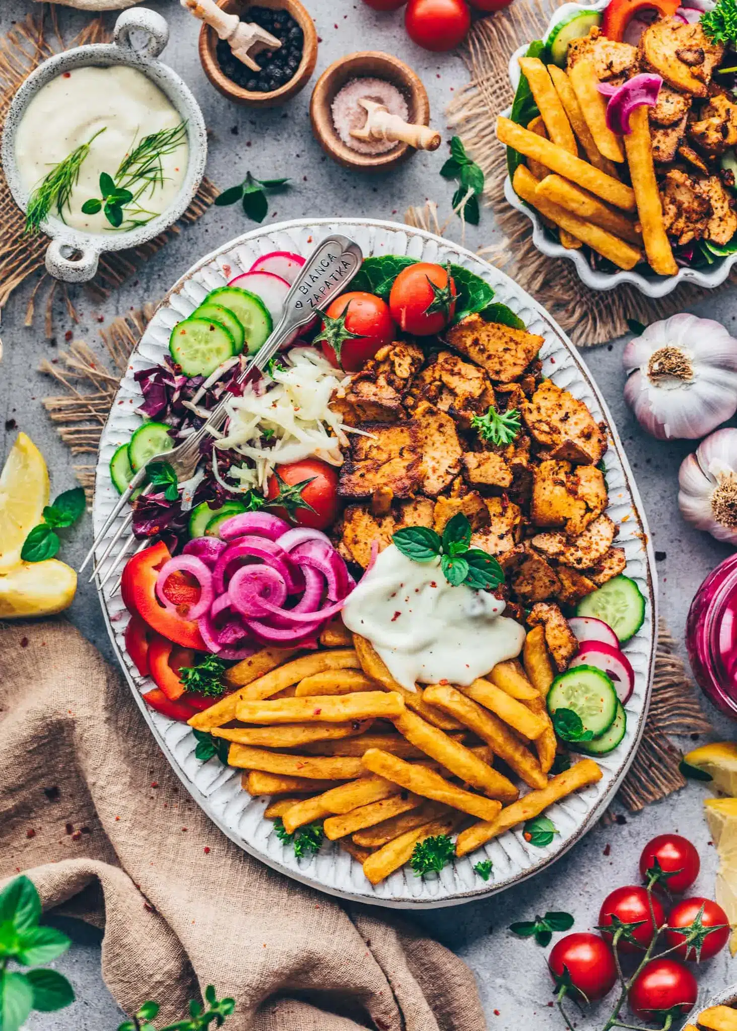 Veganes Dönerteller Rezept