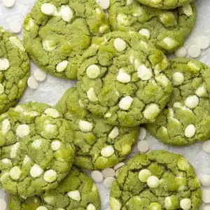 White Chocolate Matcha Kekse