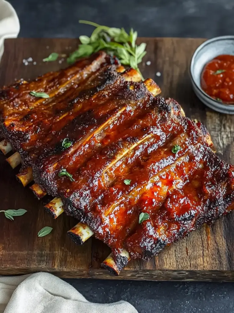 Zarte Spareribs im Backofen mit Apfelmarinade für jeden Anlass – hausgemachtlecker