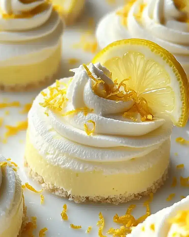 Zitronen-Käsekuchen-Mousse: Ein frisches und cremiges Dessert, perfekt für Anfänger