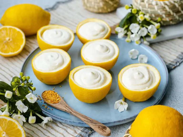 Erfrischendes Zitronen-Mousse