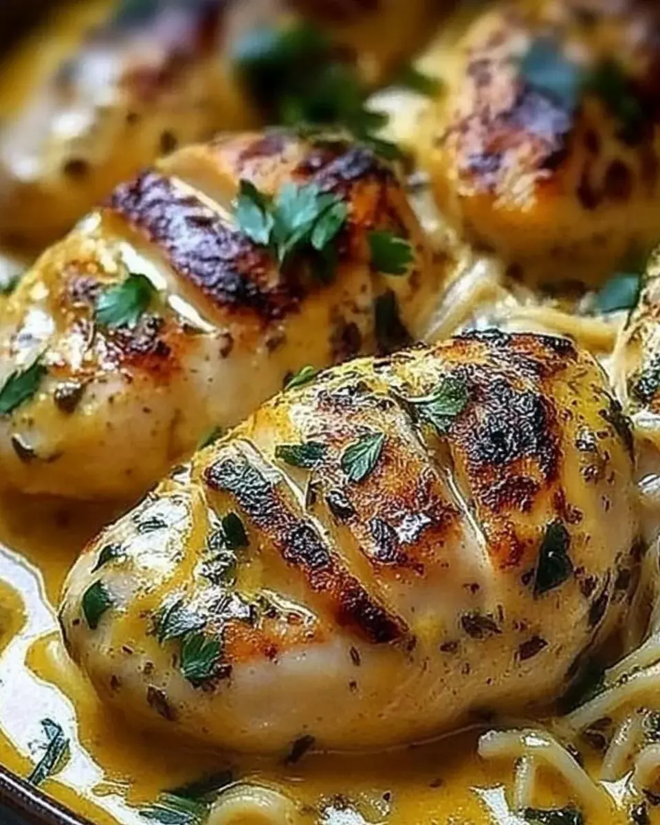 Zwiebel Sahne Hähnchen Rezept
