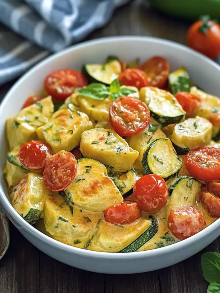 Cremige Maultaschenpfanne mit Zucchini und Tomaten – Einfache, köstliche Mahlzeit