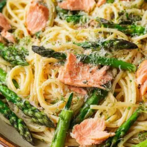 cremige lachs spargel pasta