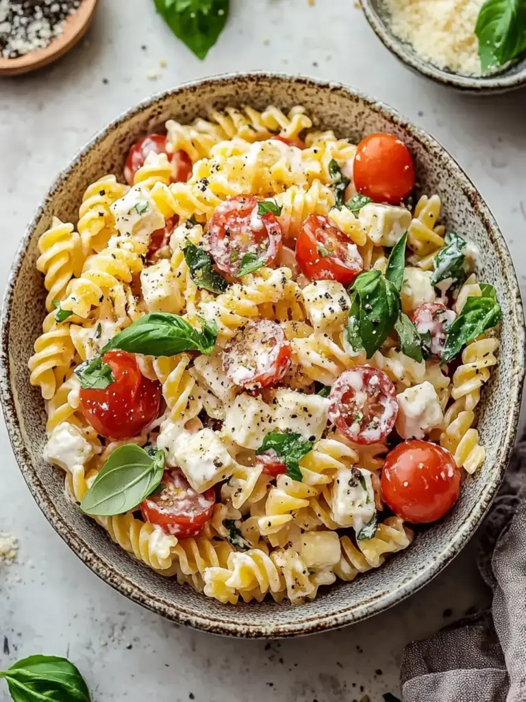Cremiger italienischer Nudelsalat – Einfacher Sommergenuss