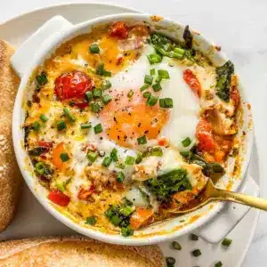 Baked Feta Eggs Recipe