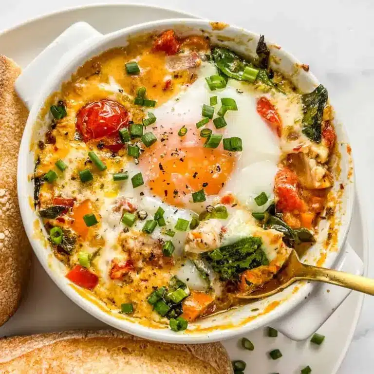 Baked Feta Eggs Recipe