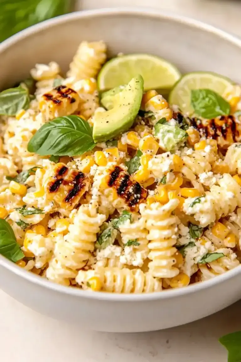 mexikanischer street corn nudelsalat