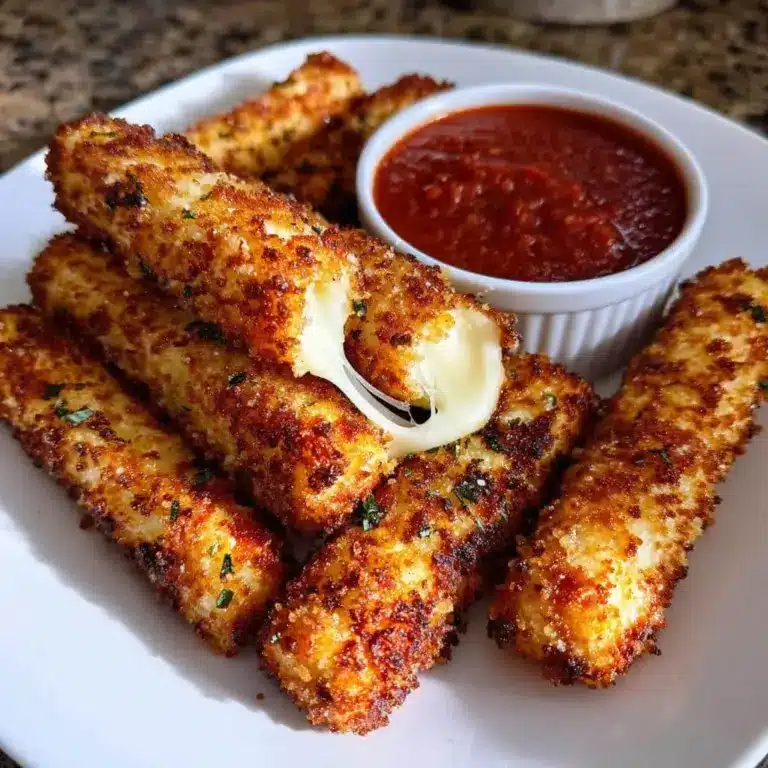 Crispy Homemade Mozzarella Sticks Secret Recipe