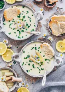 Spargelcremesuppe – Klassische Spargelsuppe (Vegan)