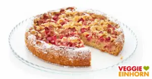 Veganer Rhabarberkuchen