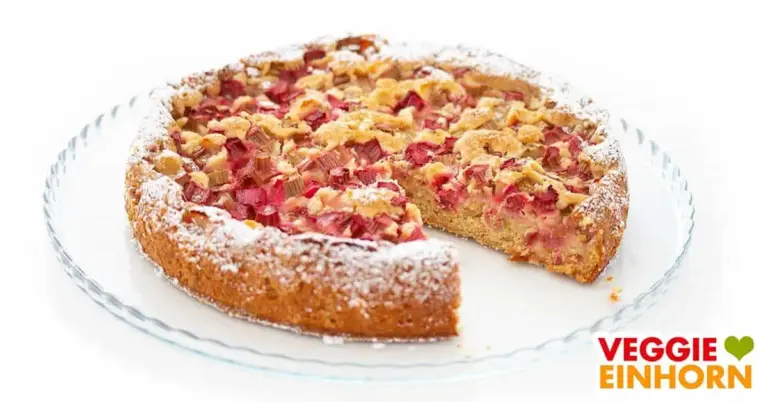 Veganer Rhabarberkuchen