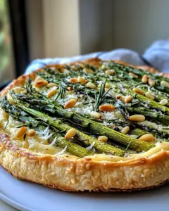 Vegetarische Spargel-Tarte